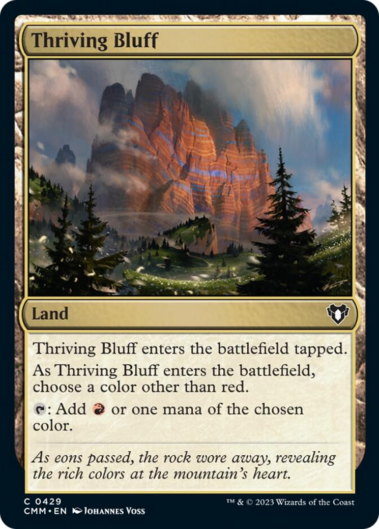 Thriving Bluff [Commander Masters] | Devastation Store