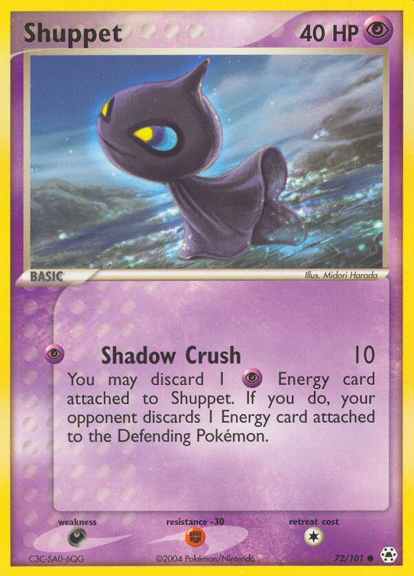 Shuppet (72/101) [EX: Hidden Legends] | Devastation Store