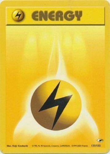 Lightning Energy (130/132) [Gym Heroes Unlimited] | Devastation Store