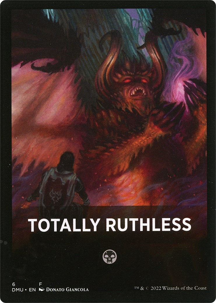 Totally Ruthless Theme Card [Dominaria United Tokens] | Devastation Store