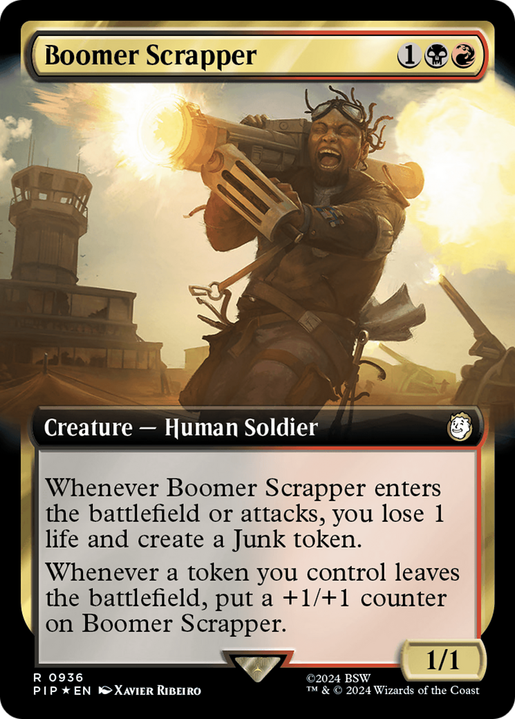 Boomer Scrapper (Extended Art) (Surge Foil) [Fallout] | Devastation Store