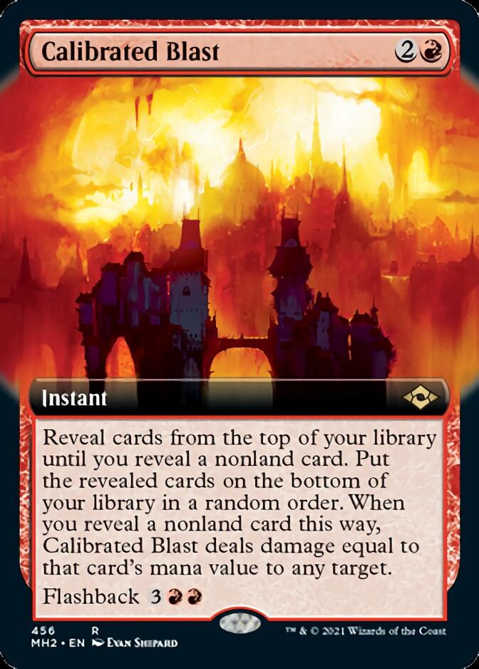 Calibrated Blast (Extended Art) [Modern Horizons 2] | Devastation Store