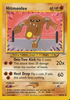 Hitmonlee (42/105) [Neo Destiny Unlimited] | Devastation Store