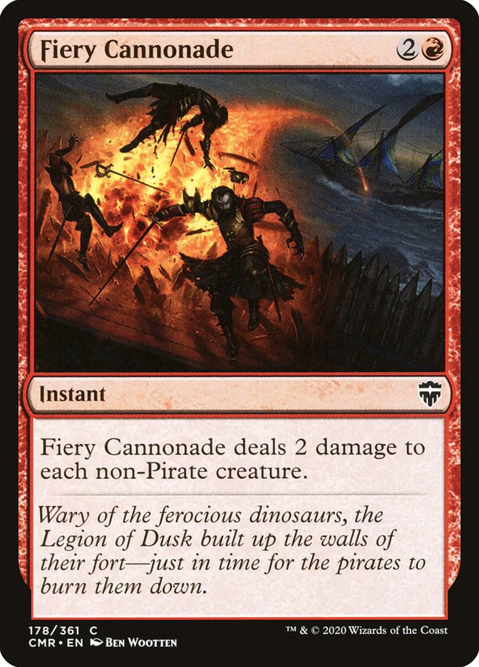Fiery Cannonade [Commander Legends] | Devastation Store