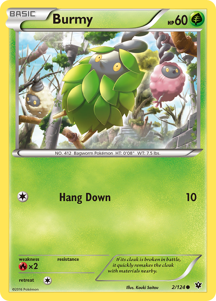 Burmy (2/124) [XY: Fates Collide] | Devastation Store