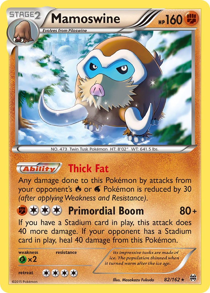 Mamoswine (82/162) [XY: BREAKthrough] | Devastation Store