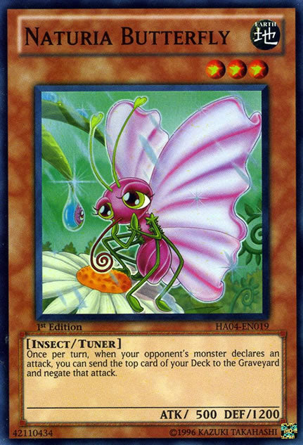 Naturia Butterfly [HA04-EN019] Super Rare | Devastation Store