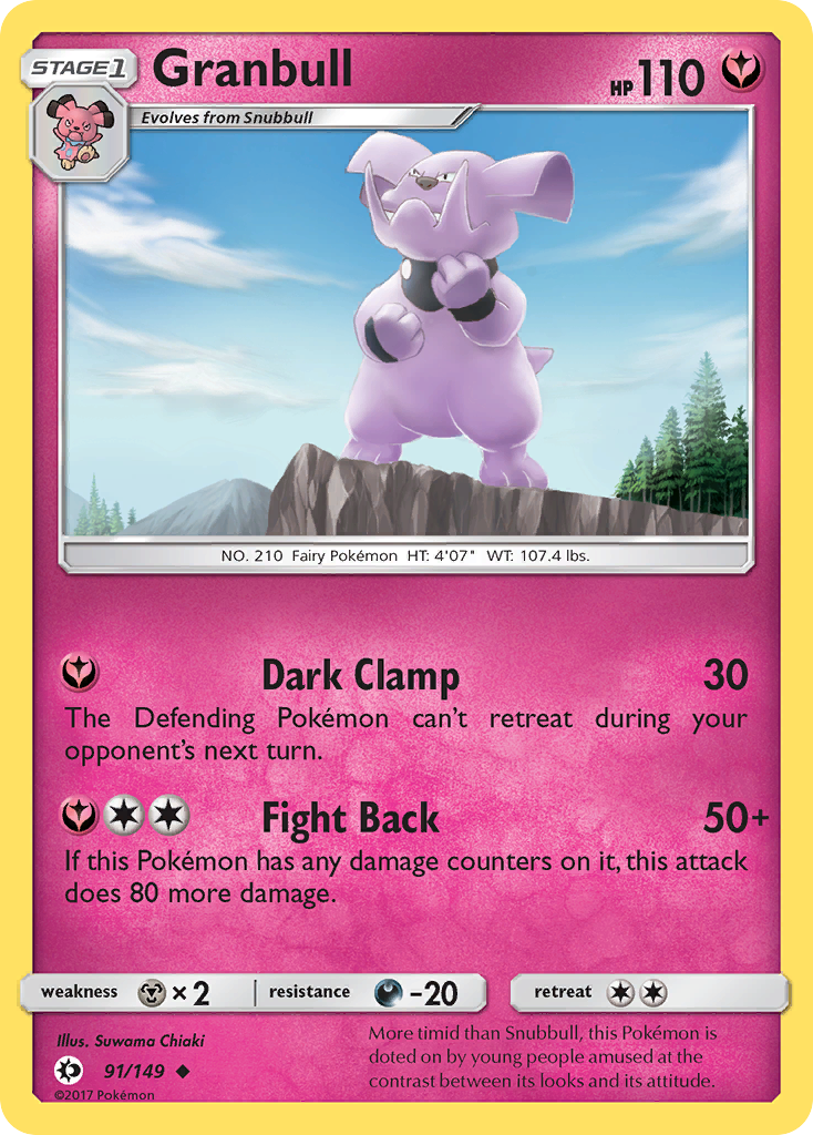 Granbull (91/149) [Sun & Moon: Base Set] | Devastation Store