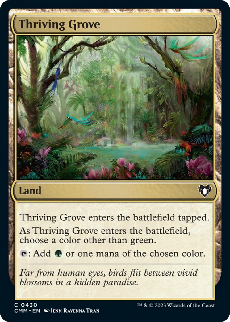 Thriving Grove [Commander Masters] | Devastation Store