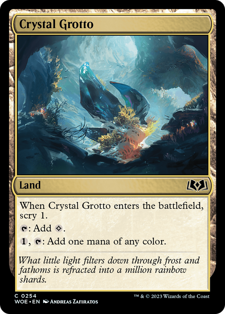 Crystal Grotto [Wilds of Eldraine] | Devastation Store