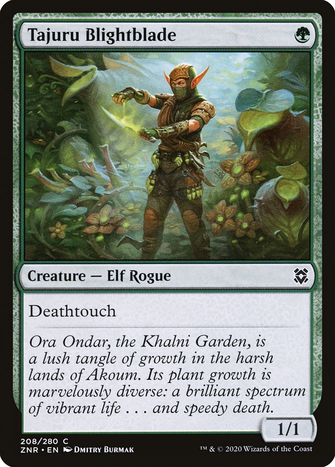 Tajuru Blightblade [Zendikar Rising] | Devastation Store