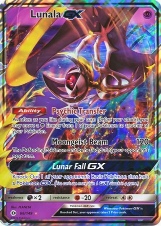 Lunala GX (66/149) (Jumbo Card) [Sun & Moon: Base Set] | Devastation Store