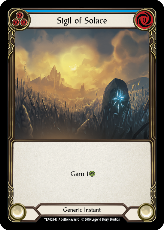 Sigil of Solace (Blue) [TEA029-R] Normal - Devastation Store | Devastation Store