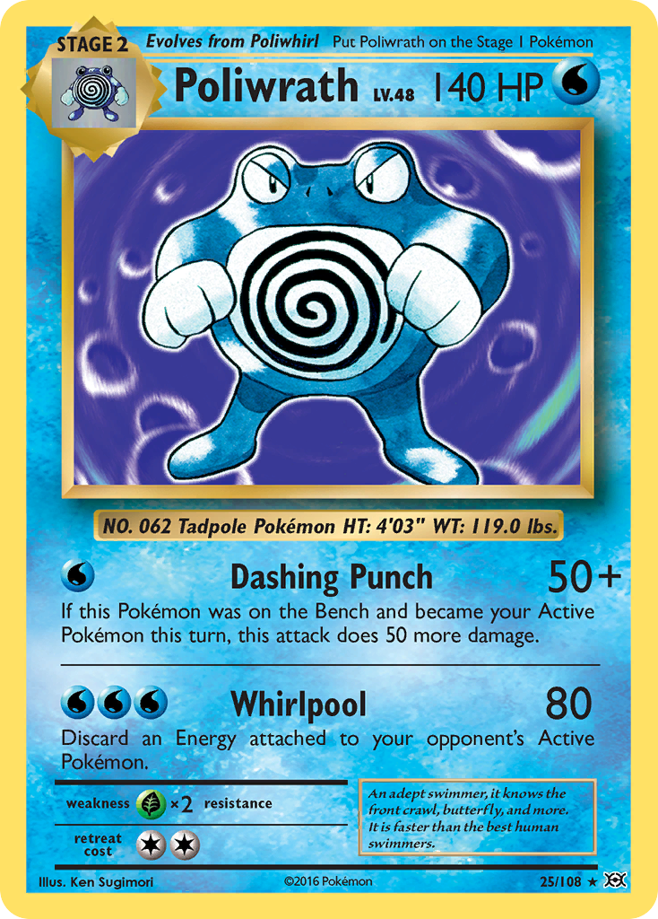 Poliwrath (25/108) [XY: Evolutions] | Devastation Store