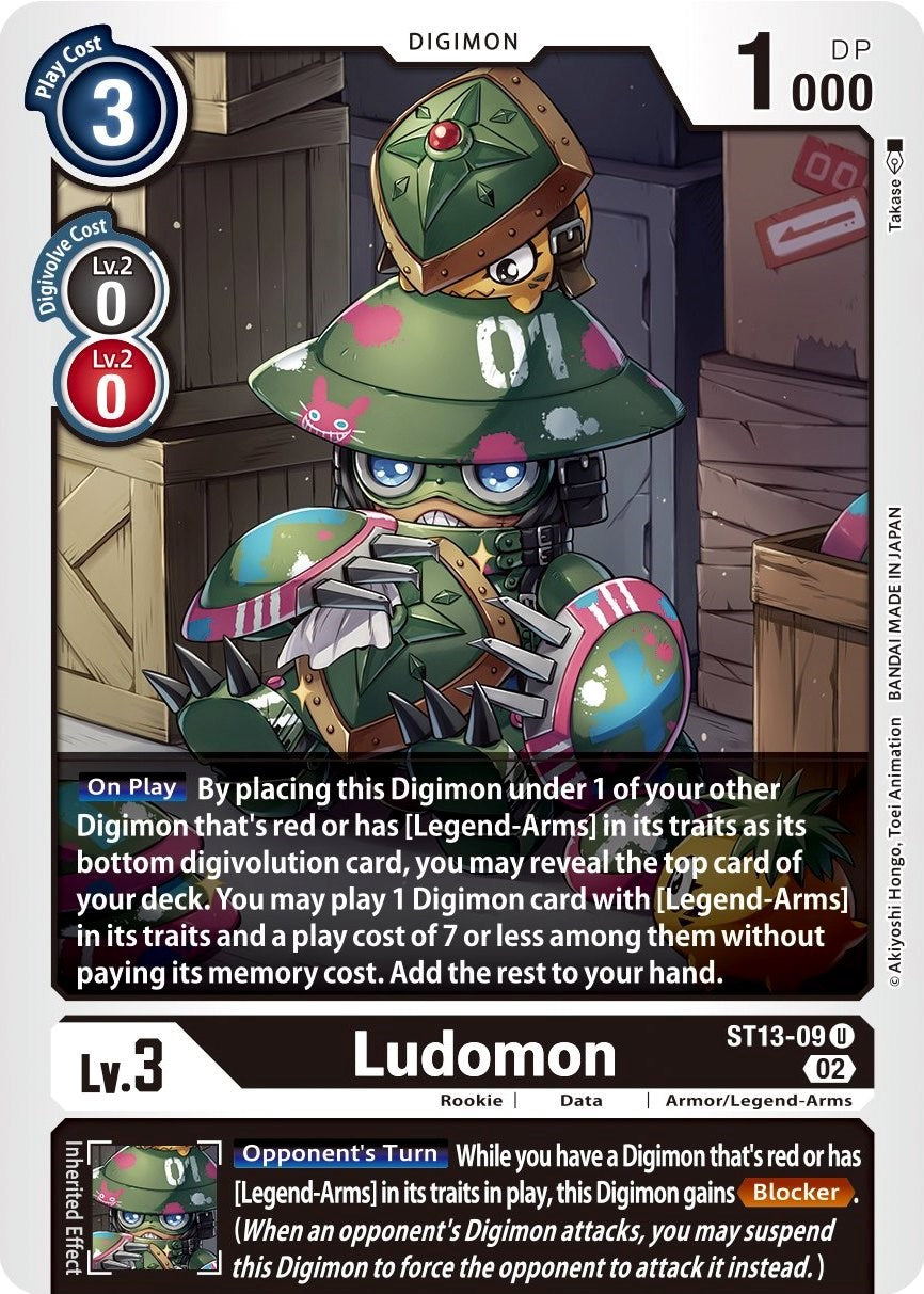 Ludomon [ST13-09] [Starter Deck: Ragnaloardmon] | Devastation Store