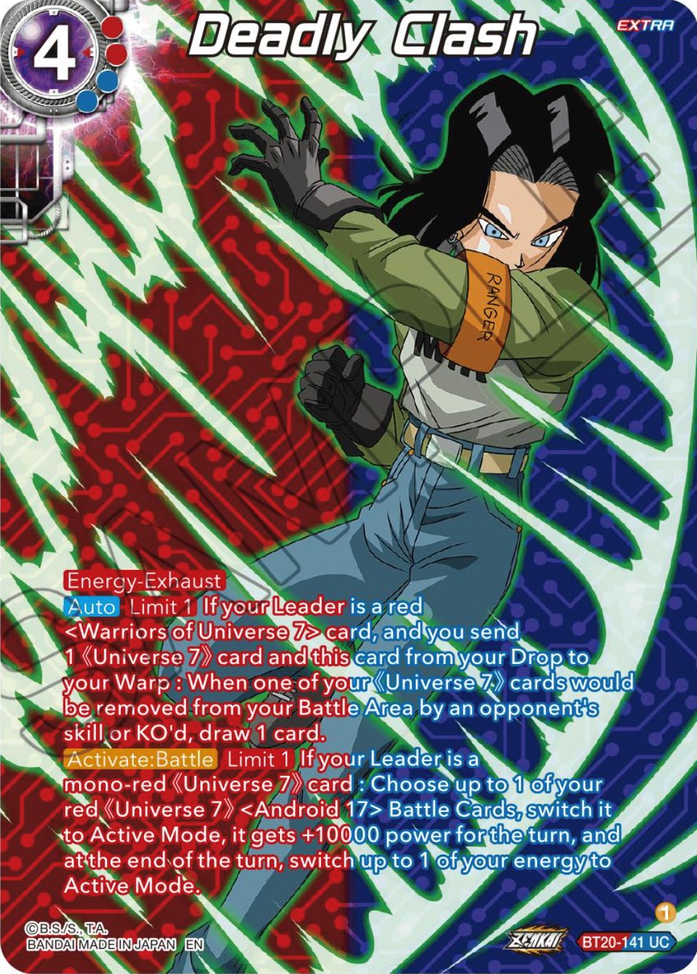 Deadly Clash (Silver Foil) (BT20-141) [Power Absorbed] | Devastation Store