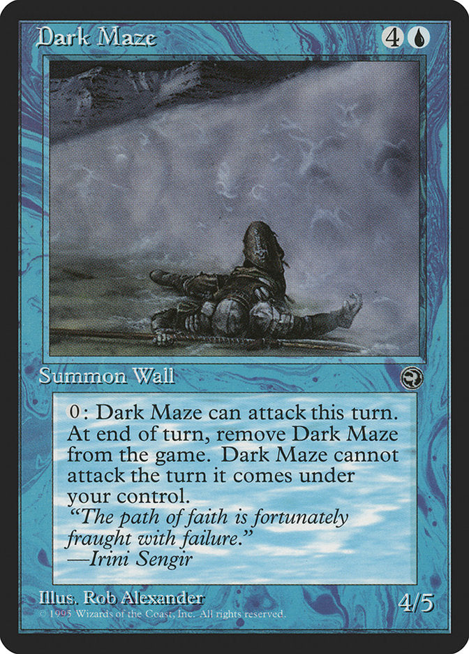 Dark Maze (Irini Sengir Flavor Text) [Homelands] | Devastation Store