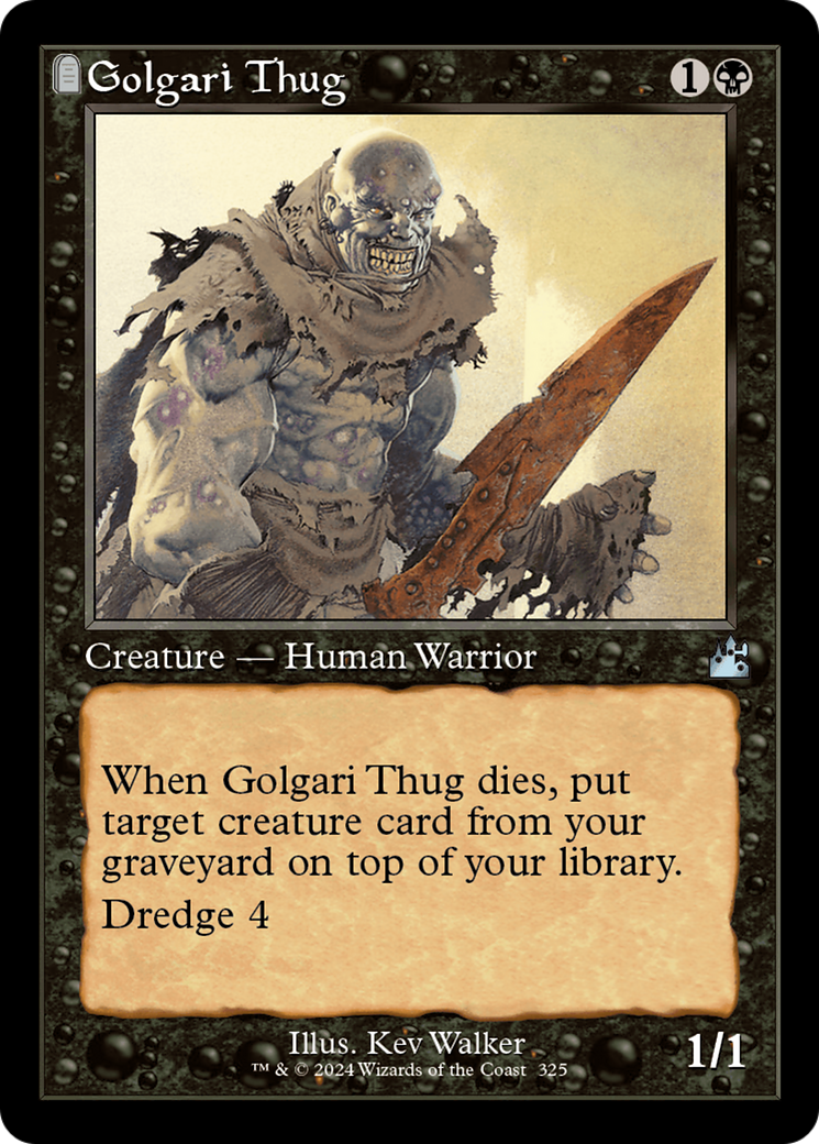 Golgari Thug (Retro Frame) [Ravnica Remastered] | Devastation Store