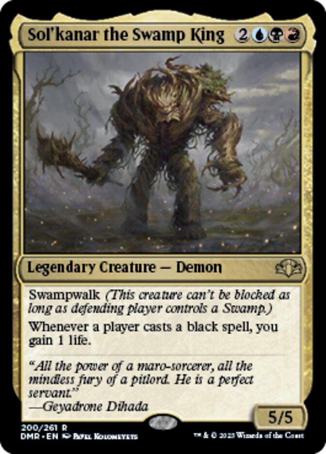 Sol'kanar the Swamp King [Dominaria Remastered] | Devastation Store