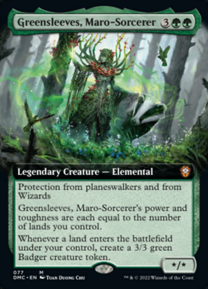 Greensleeves, Maro-Sorcerer (Extended Art) [Dominaria United Commander] | Devastation Store