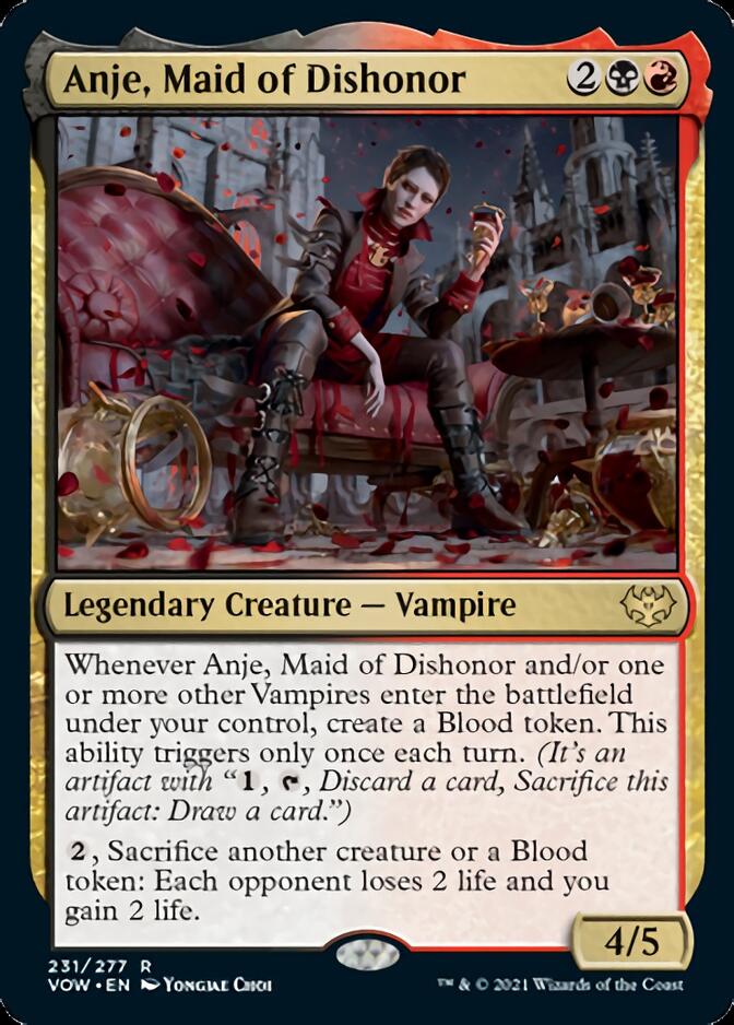 Anje, Maid of Dishonor [Innistrad: Crimson Vow] | Devastation Store