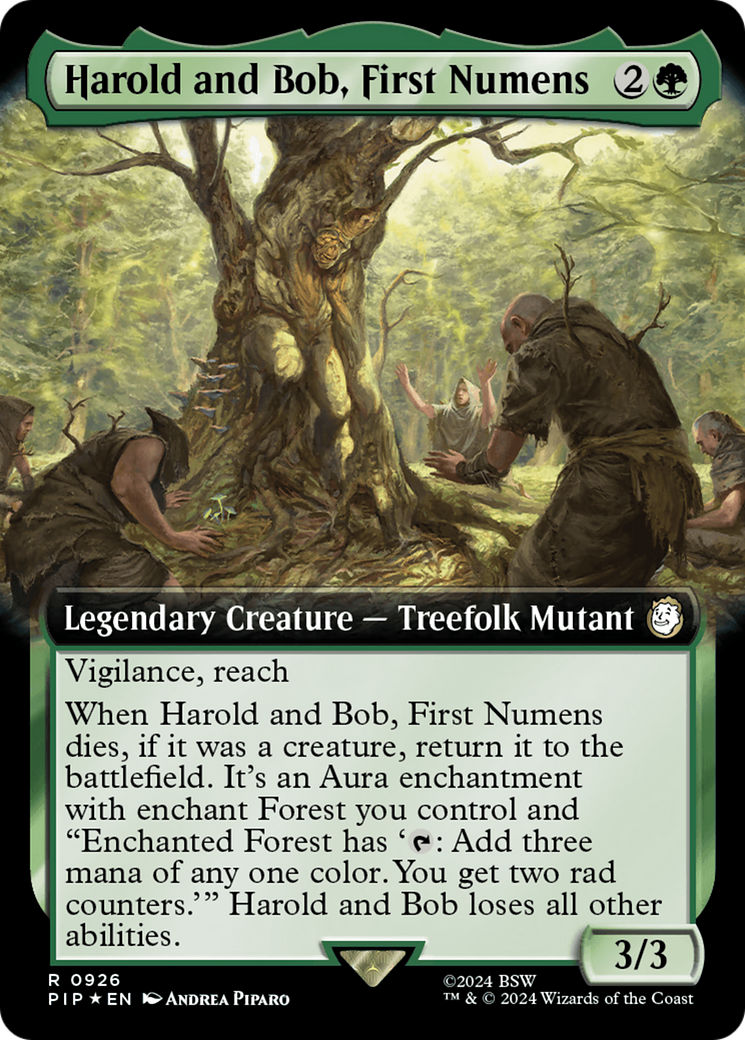 Harold and Bob, First Numens (Extended Art) (Surge Foil) [Fallout] | Devastation Store
