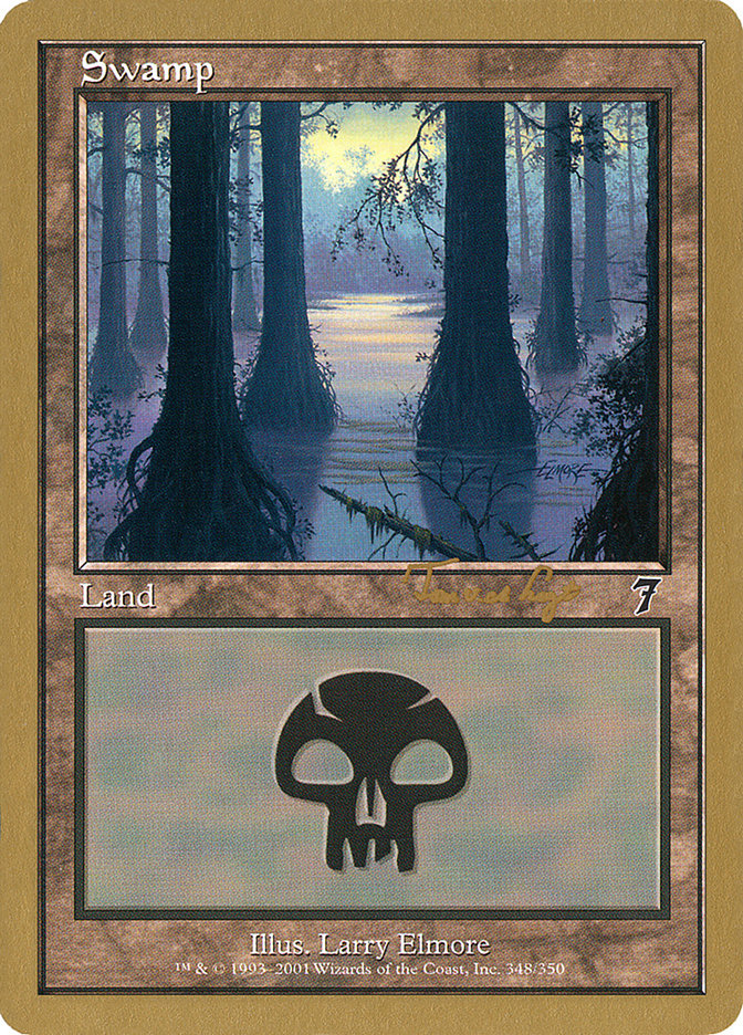 Swamp (tvdl348) (Tom van de Logt) [World Championship Decks 2001] | Devastation Store