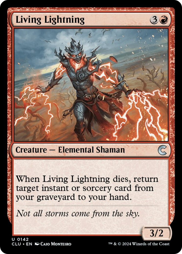 Living Lightning [Ravnica: Clue Edition] | Devastation Store