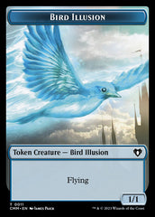 Thopter // Bird Illusion Double-Sided Token [Commander Masters Tokens] | Devastation Store