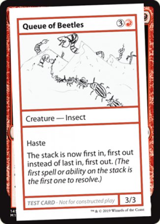 Queue of Beetles (2021 Edition) [Mystery Booster Playtest Cards] | Devastation Store