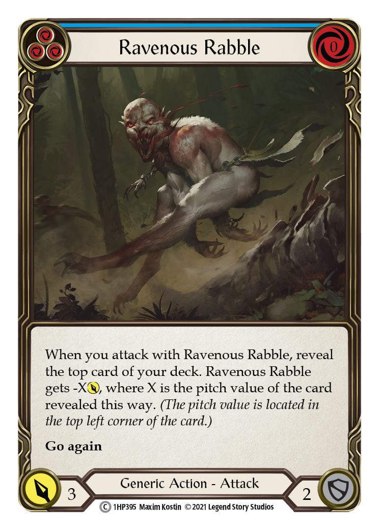 Ravenous Rabble (Blue) [1HP395] | Devastation Store