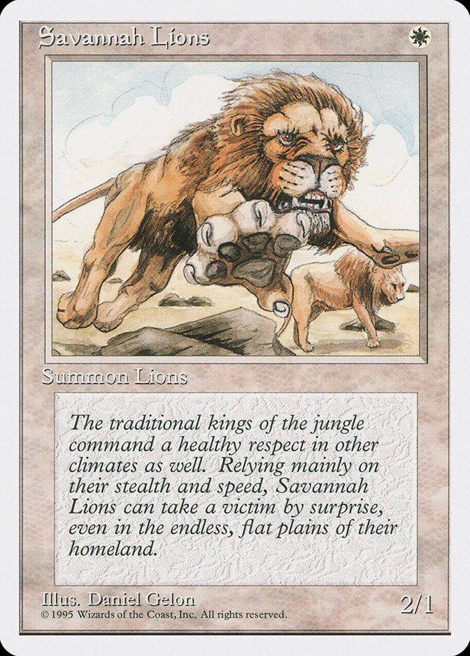 Savannah Lions [Fourth Edition] | Devastation Store