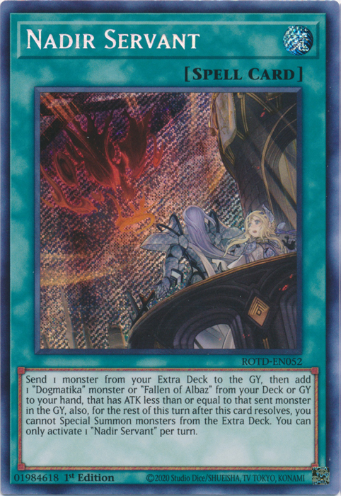 Nadir Servant [ROTD-EN052] Secret Rare | Devastation Store