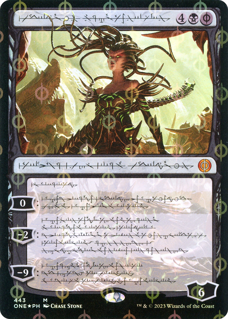 Vraska, Betrayal's Sting (Phyrexian Step-and-Compleat Foil) [Phyrexia: All Will Be One] | Devastation Store
