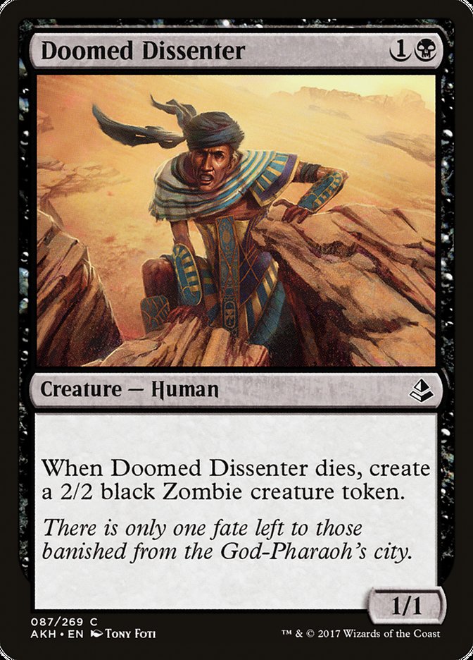 Doomed Dissenter [Amonkhet] | Devastation Store