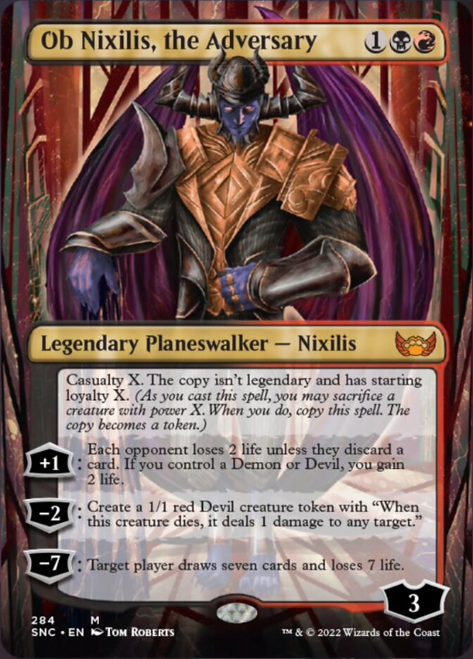 Ob Nixilis, the Adversary (Borderless) [Streets of New Capenna] | Devastation Store