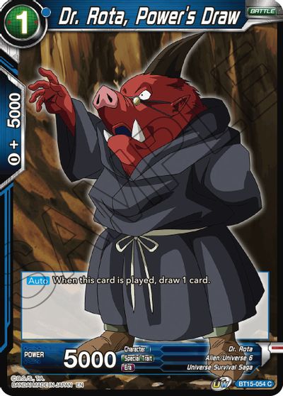 Dr. Rota, Power's Draw [BT15-054] | Devastation Store