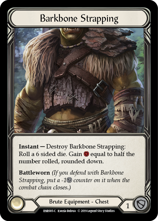 Barkbone Strapping [RNR005-C] (Rhinar Hero Deck)  1st Edition Normal | Devastation Store