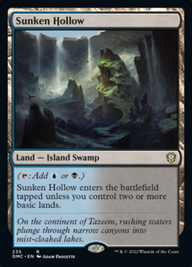 Sunken Hollow [Dominaria United Commander] | Devastation Store