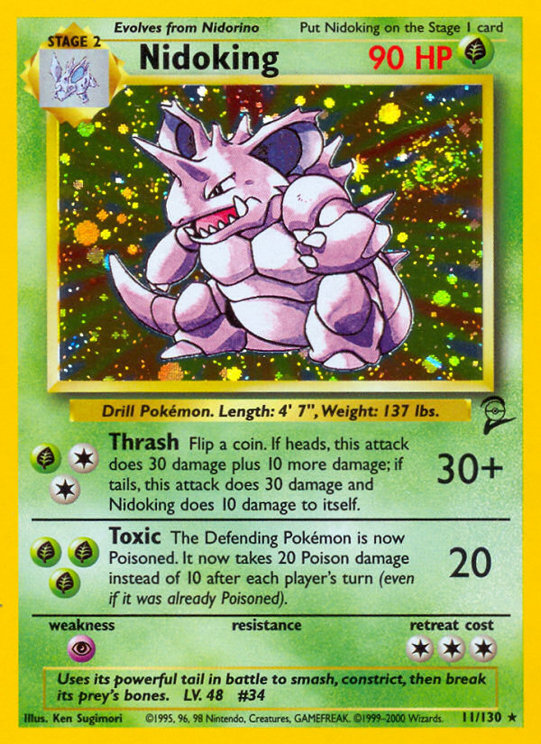 Nidoking (11/130) [Base Set 2] | Devastation Store