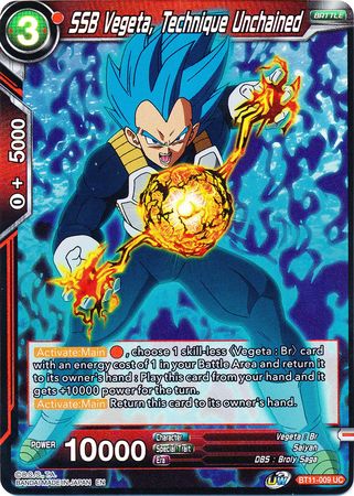 SSB Vegeta, Technique Unchained [BT11-009] | Devastation Store