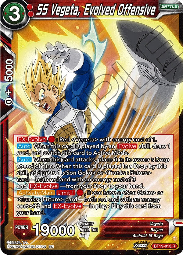 SS Vegeta, Evolved Offensive (BT19-013) [Fighter's Ambition] | Devastation Store