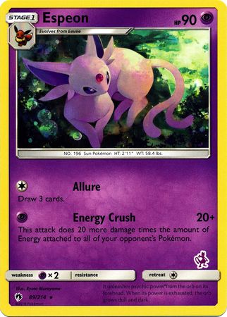 Espeon (89/214) (Mewtwo Deck) [Battle Academy 2020] | Devastation Store