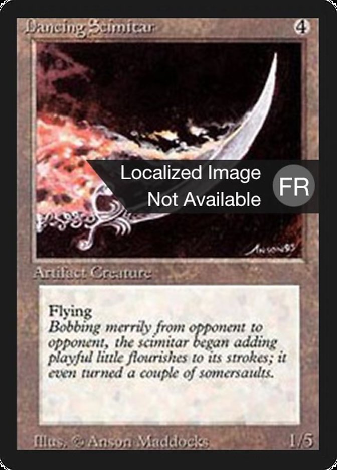 Dancing Scimitar [Foreign Black Border] | Devastation Store