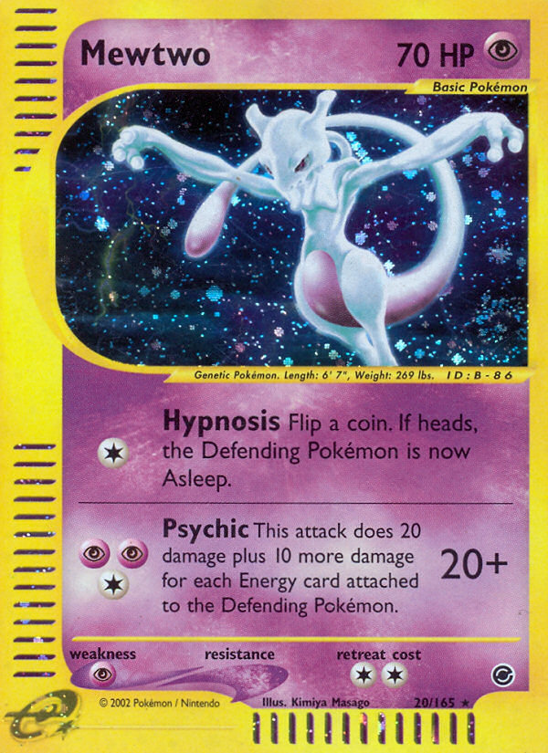 Mewtwo (20/165) [Expedition: Base Set] | Devastation Store