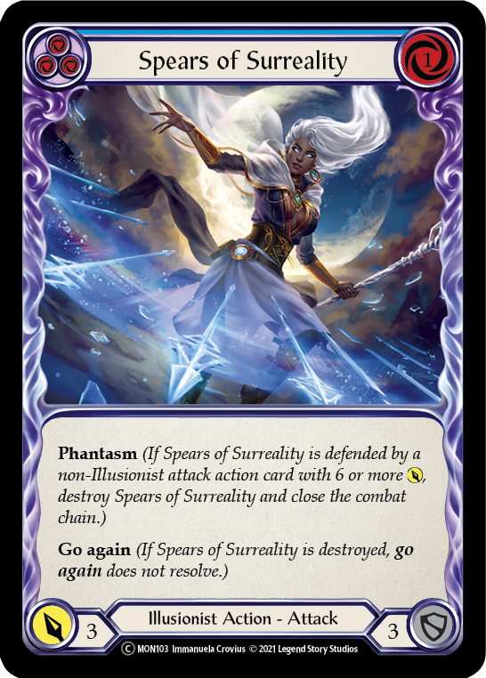 Spears of Surreality (Blue) [U-MON103] Unlimited Edition Normal | Devastation Store