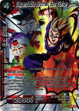 Dependable Brother Son Gohan (SPR) [BT7-006] | Devastation Store