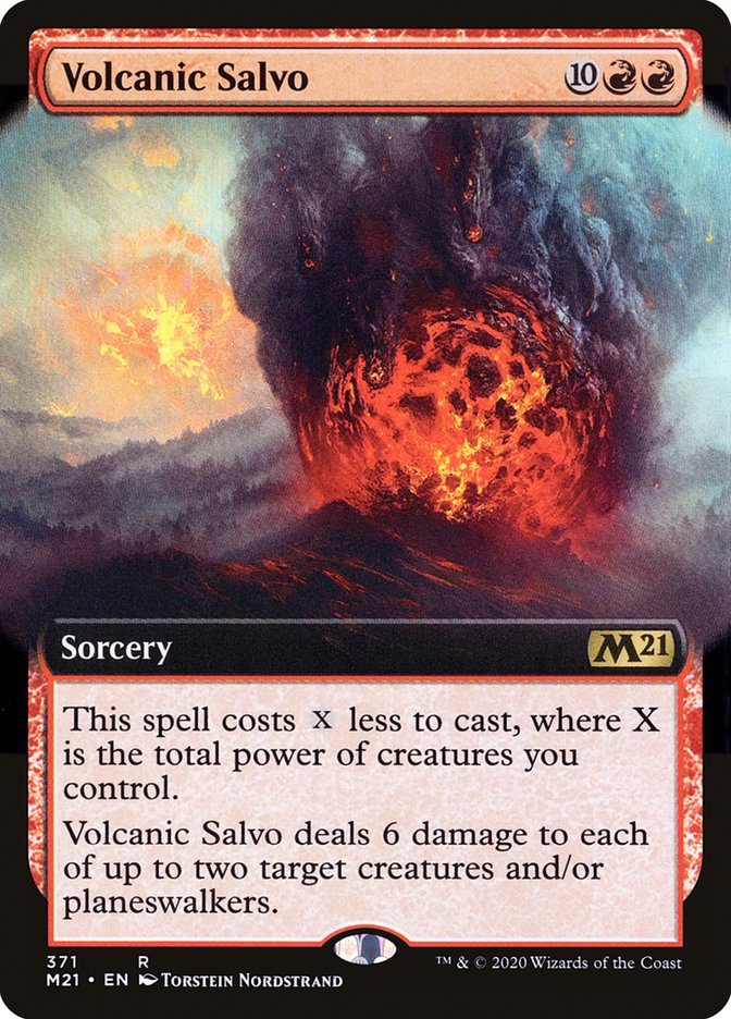 Volcanic Salvo (Extended) [Core Set 2021] | Devastation Store