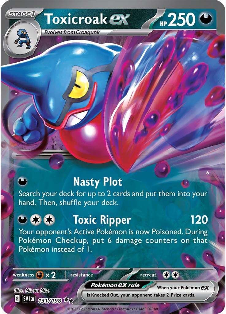 Toxicroak ex (131/198) [Scarlet & Violet: Base Set] | Devastation Store