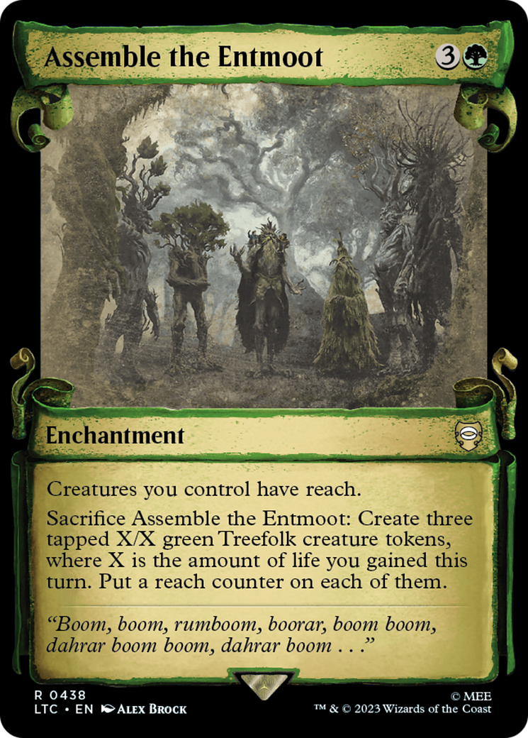 Assemble the Entmoot [The Lord of the Rings: Tales of Middle-Earth Commander Showcase Scrolls] | Devastation Store